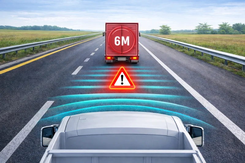 Lorry System Headway Monitoring Warning